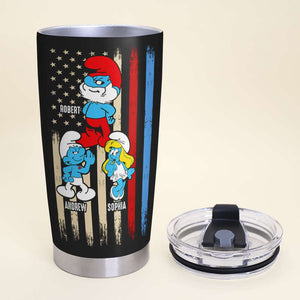 Dear Papa Great Job, Gift For Dad, 04DNDT250523 Personalized Family Tumbler - Tumbler Cup - GoDuckee