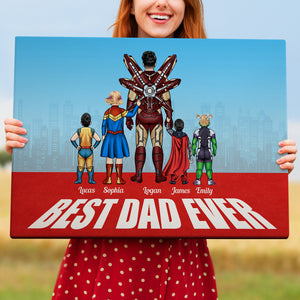 Best Dad Ever-05huti170523tm Personalized Canvas Print - Poster & Canvas - GoDuckee