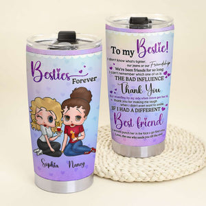 To My Bestie 02HUDT050823HH Personalized Tumbler, Gifts For Bestie - Tumbler Cup - GoDuckee