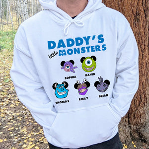 Daddy's Little Monsters, Personalized Shirt, Gifts For Dad 02HUDT250423 - Shirts - GoDuckee