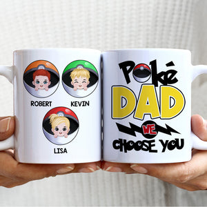 Dad We Choose You Personalized Mug, Gift For Father's Day-4OHDT220523 - Coffee Mug - GoDuckee