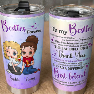 To My Bestie 02HUDT050823HH Personalized Tumbler, Gifts For Bestie - Tumbler Cup - GoDuckee