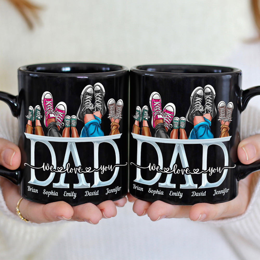 Personalized Dad Coffee Mug We Love You - Coffee Mug - GoDuckee