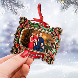 Custom Photo Gifts For Family Christmas Ornament 02huti310824 - Ornament - GoDuckee