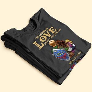 Love Always And Forever - Personalized Couple Shirt - Gift For Couple 04NATI040723HH - Shirts - GoDuckee
