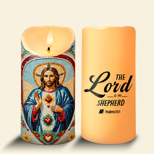 Light Of The World LED Candle - Gifts For God Lovers 01humg160725 - Led Candle - GoDuckee