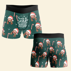 Custom Photo Gifts For Men Boxer Christmas 02XQLU230924 - Boxer Briefs - GoDuckee