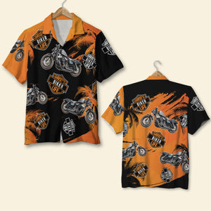 Custom Photo Gifts For Motorcycle Lovers Hawaii Shirt 03todc270624 - Hawaiian Shirts - GoDuckee