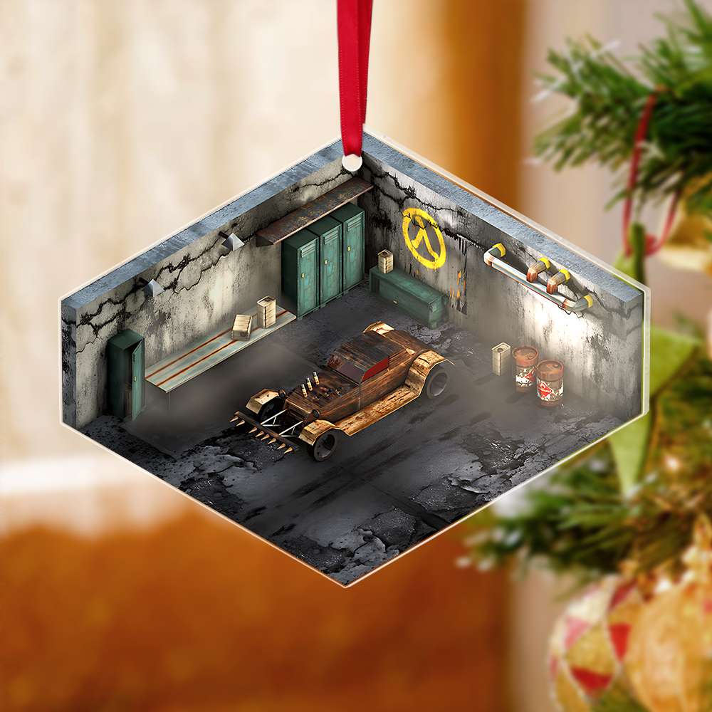 First-Person Shooter (FPS) Game Isometric Room Acrylic Ornament 03QHPU211123 - Ornament - GoDuckee