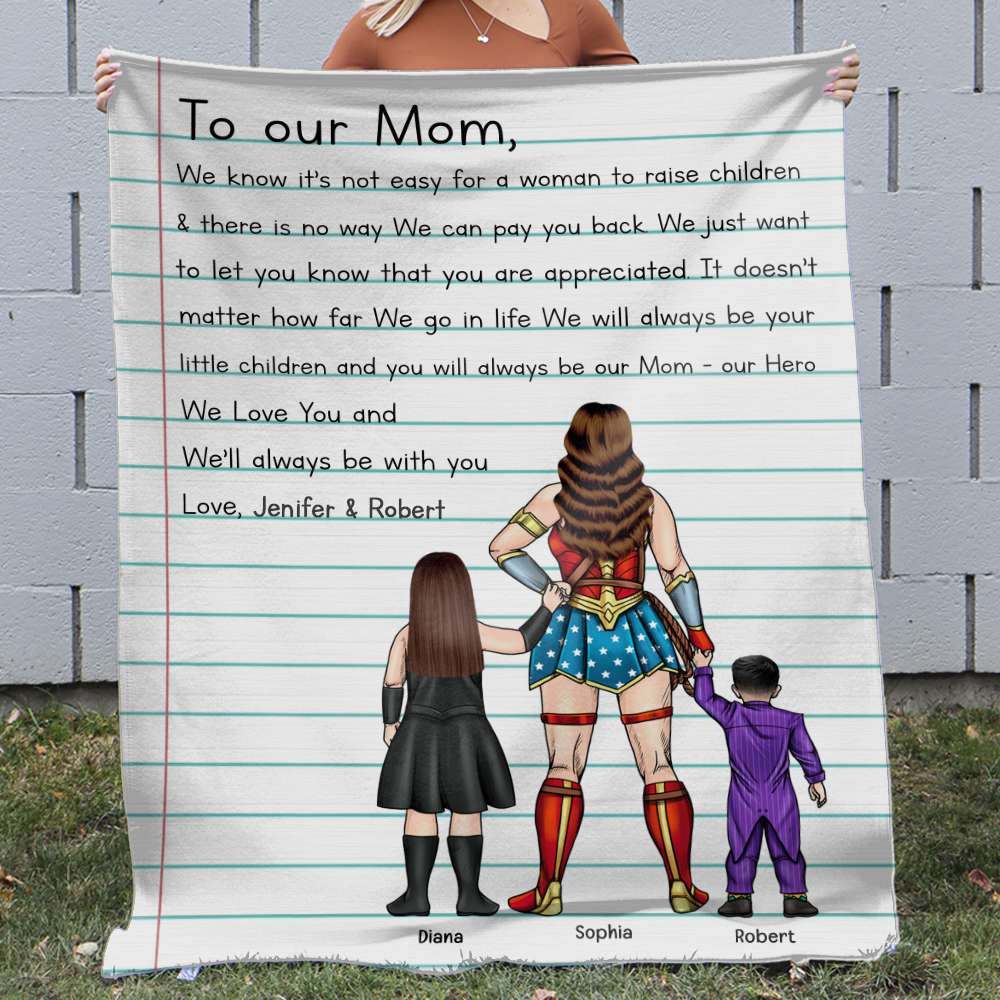 Mom 03naqn040423tm Personalized Blanket - Blanket - GoDuckee