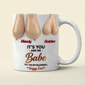 Old Couple Forever Mug - Personalized Gifts For Couple 04OHMG060125 - Coffee Mug - GoDuckee