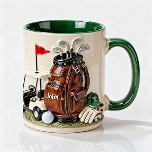 On The Course Golf Coffee Mug - Personalized Gift For Golfers 05HYMG050126 - Coffee Mug - GoDuckee