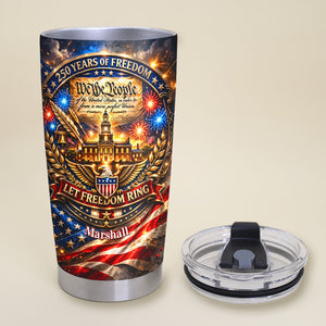 America 250th Anniversary Tumbler - Personalized Gifts For Patriots 05tomg040326 - Tumbler Cup - GoDuckee