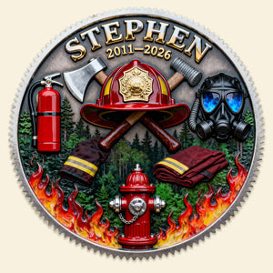 Firefighter Appreciation Printed Metal Coin - Personalized Gifts For Firefighter 03kimg120226 - Coin - GoDuckee