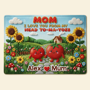 Adorable Tomato Doormat - Personalized Gifts For Mom 04tymg040326 - Doormat - GoDuckee