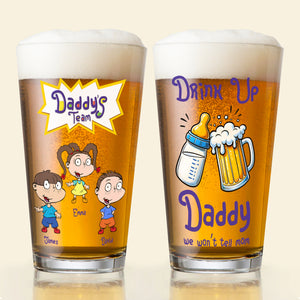 Personalized Gifts For Dad Beer Glass 05TODC200524HH - Drinkware - GoDuckee