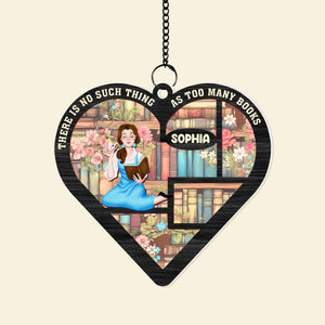 Personalized Gifts For Book Lover Suncatcher Ornament 02kadc210624pa - Ornament - GoDuckee