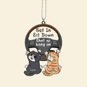 Personalized Gifts For Cat Lover Car Ornament 02QHDC040624 - Ornaments - GoDuckee