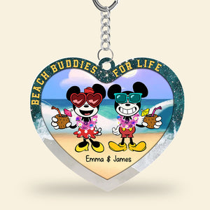 Personalized Gifts For Couple Keychain 01KADC110624 - Keychains - GoDuckee