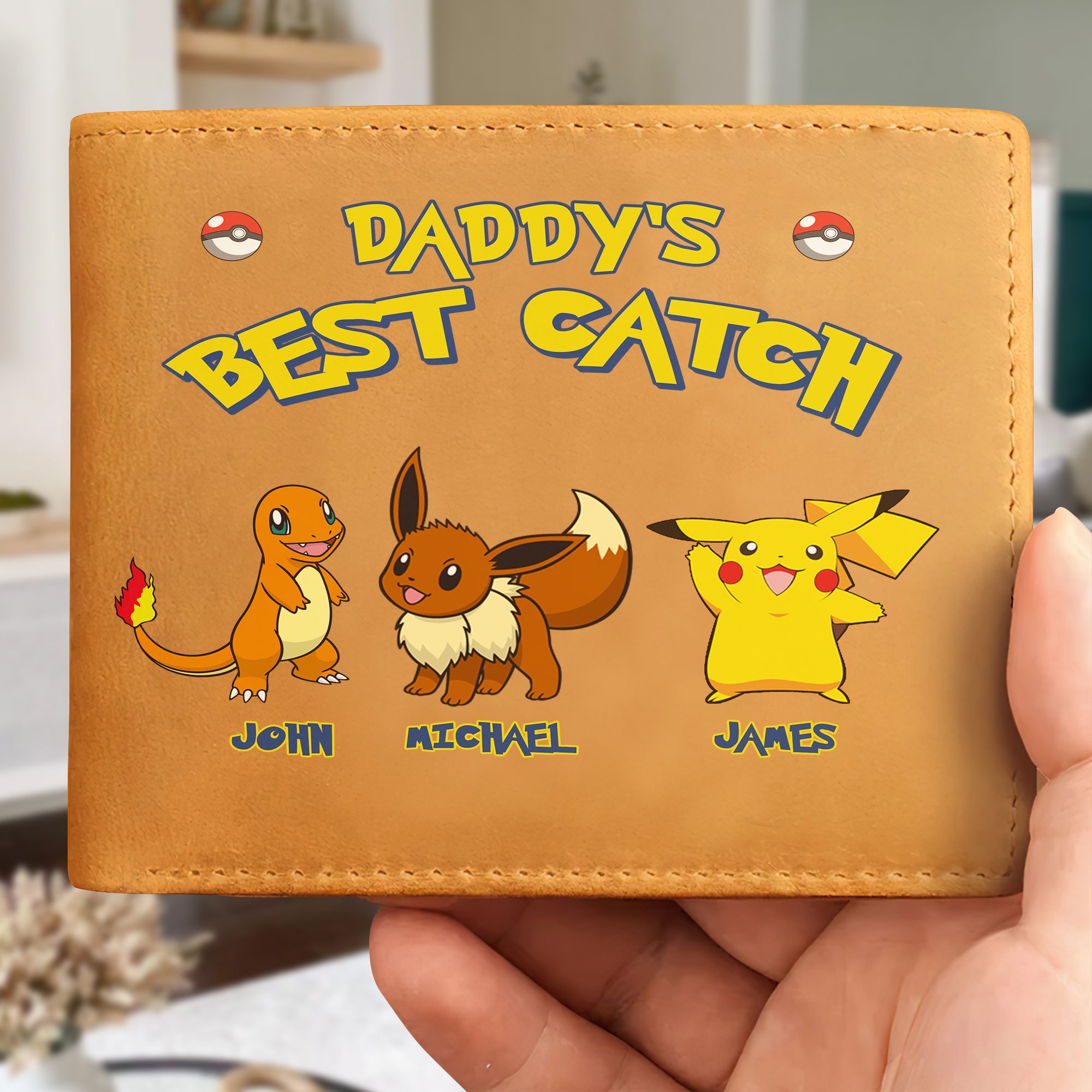 Personalized Gifts For Dad PU Leather Wallet 01OHDC140524 - PU Leather Wallet - GoDuckee