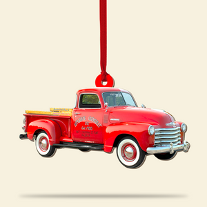 Custom Chevy Truck Photo Acrylic Ornament -Gifts For Chevy Truck Lover - Ornament - GoDuckee