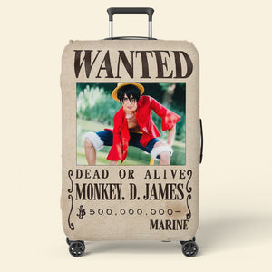 Custom Photo Gifts For Manga Fan Luggage Cover, Most Wanted 01KADC150724 - Luggage Covers - GoDuckee