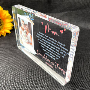 Custom Photo Gifts For Mother of Bride Plaque No Matter Where Life Takes Me, Home Will Always Be Where You Are - Shaped Plaques - GoDuckee