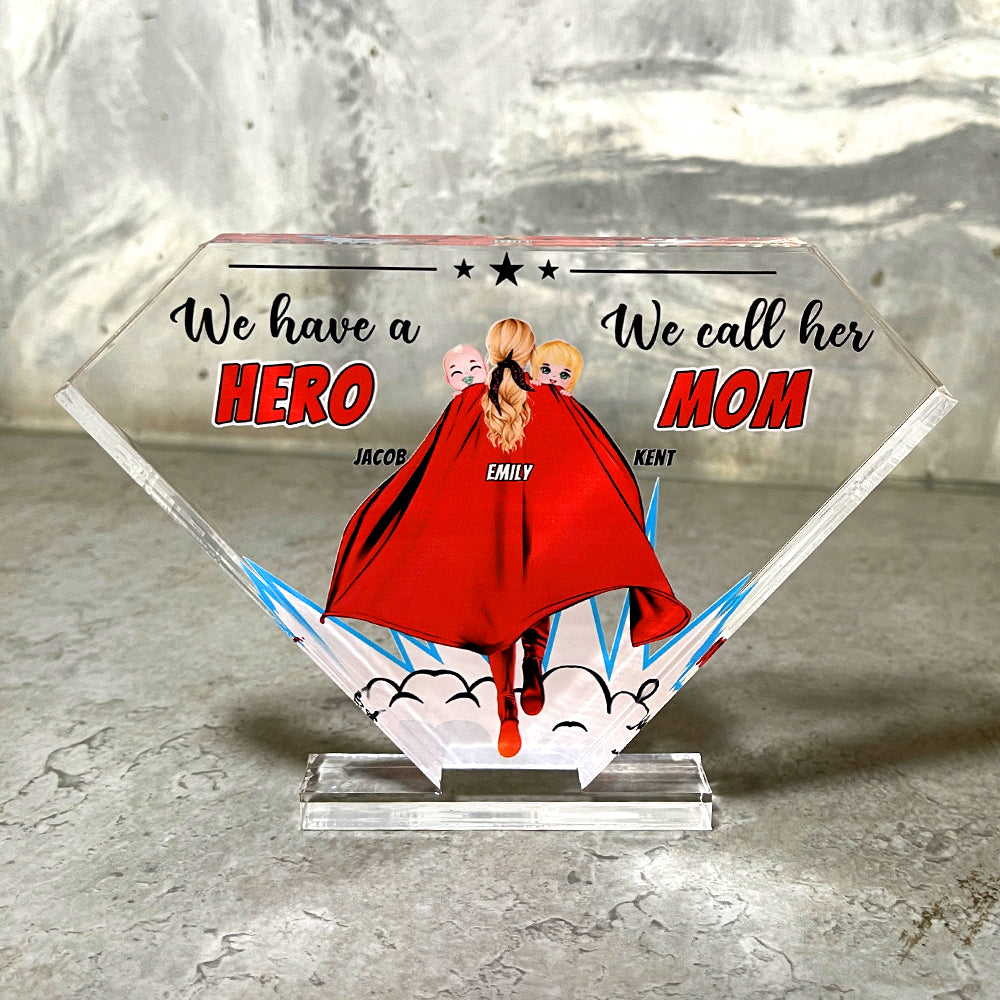 Personalized Gifts For Mom Plaque We Call Her Mom 02qhpu010224 - Shaped Plaques - GoDuckee
