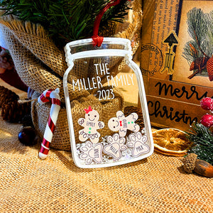 Family-Personalized 5 Layered Christmas Shaker Ornament- Christmas Gift For Family-TT - Ornament - GoDuckee