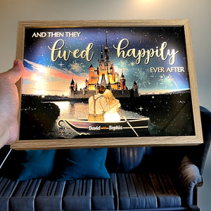 And They Lived Happily Ever After 06QHDT060723TM Personalized Light Picture Frame, Gifts For Him TT - Poster & Canvas - GoDuckee
