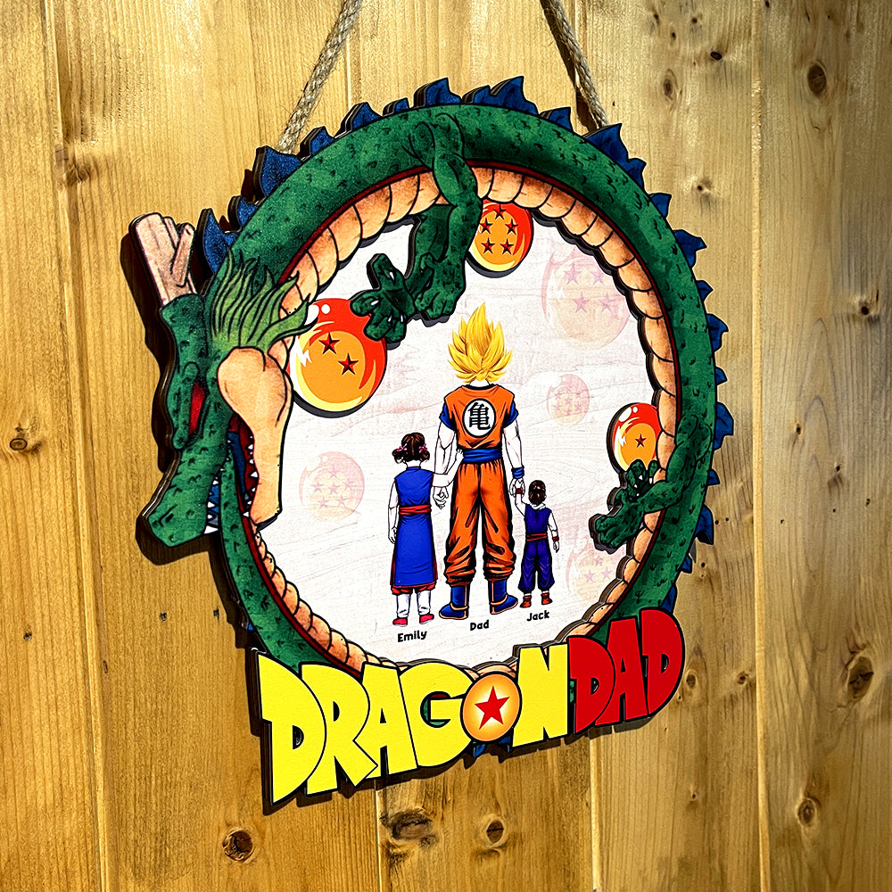 Personalized Gifts For Dad Wood Sign Happy Father's Day 03QHTI010224HH - Wood Signs - GoDuckee