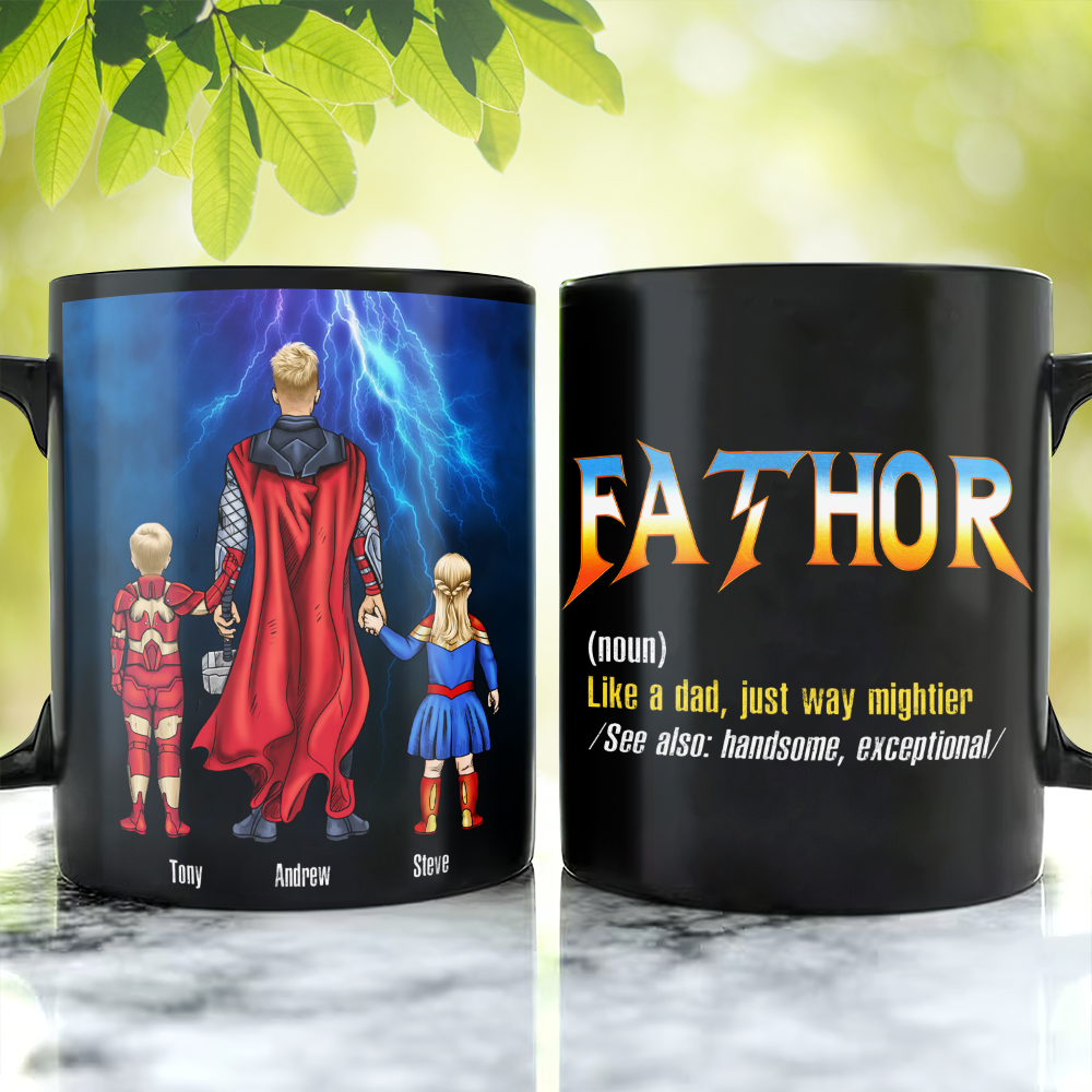 Father's Day 01HUPO080423TM-01 Personalized Coffee Mug - Coffee Mug - GoDuckee