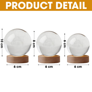 (BFF) Personalized Gifts For here Crystal Ball Night Light Quote/Design Mã-Homacus