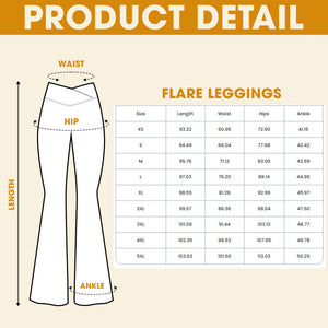 Lovely Characters Flare Leggings - Gifts to Celebrate America’s 250th Anniversary 04pgti170326-Homacus