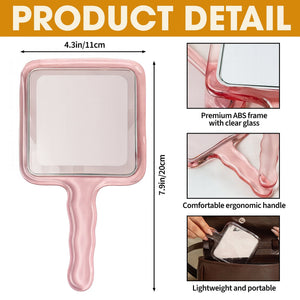Baking Girl Handheld Mirror - Personalized Gifts For Baking Lovers 04palu171225-Homacus