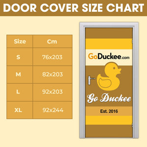 Mẫu - (Printbelle) Personalized Gifts For here Door Cover - - GoDuckee