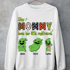 Personalized Halloween Gifts For Grandma and Mom Shirt, Mom's Little Nightmare 01kadc130824 - Shirts - GoDuckee