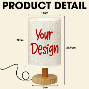 Super Dad Is Here Table Lamp Personalized Gift For Dad 04HUDT270325PA-Homacus