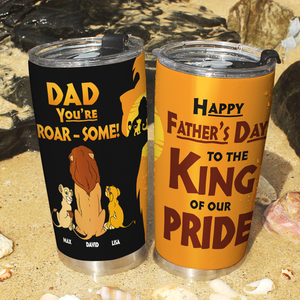 Personalized Gifts For Dad Tumbler 04HUTI110523 Happy Father's Day - Tumbler Cup - GoDuckee