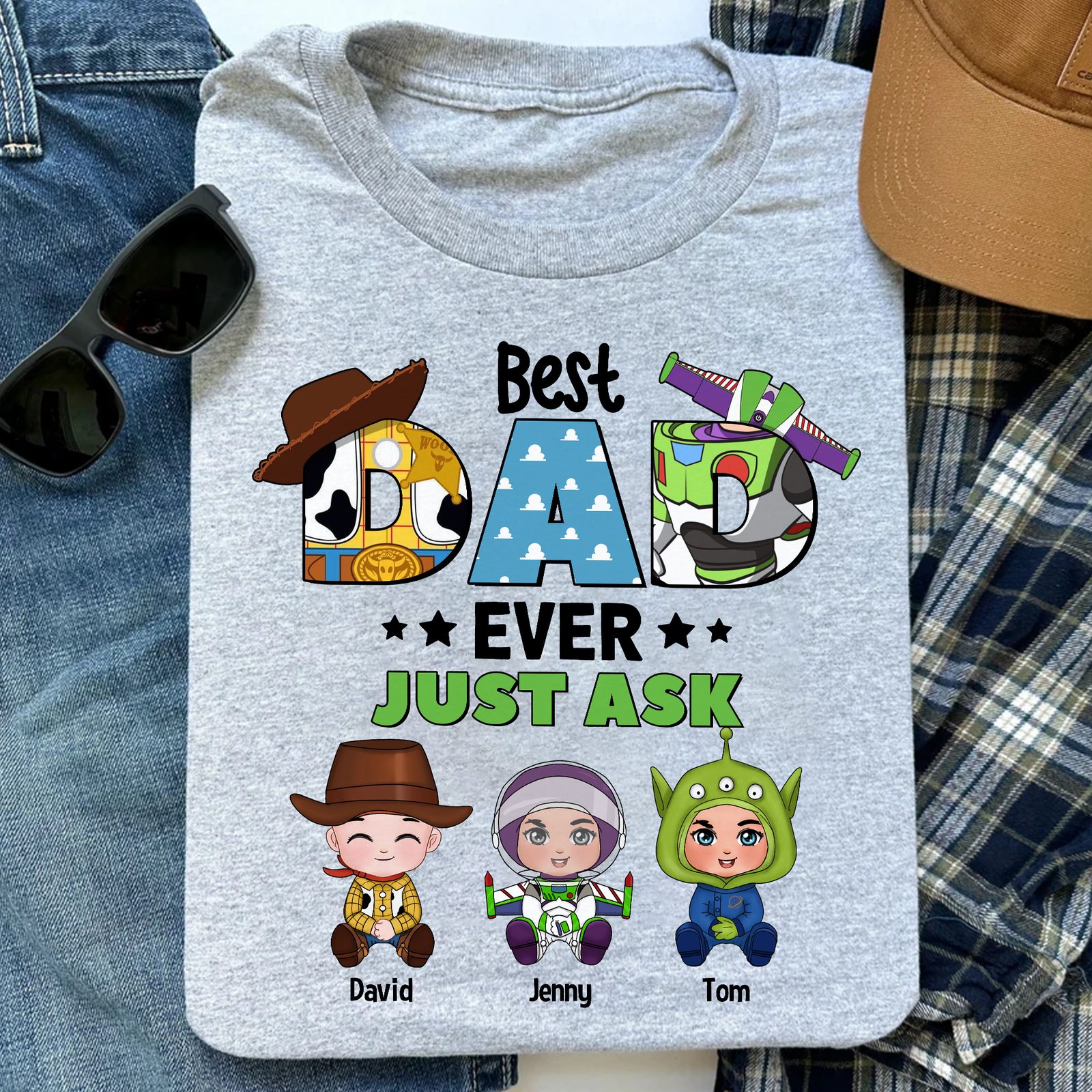 Dad Mom 05hutn030523ha Personalized Shirts - Shirts - GoDuckee