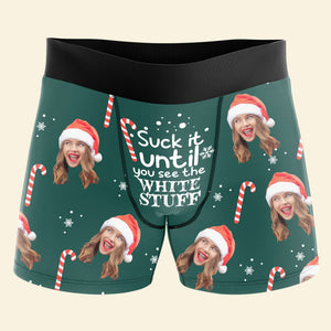 Custom Photo Gifts For Men Boxer Christmas 02XQLU230924 - Boxer Briefs - GoDuckee