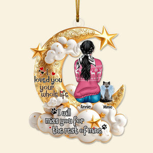 Personalized Christmas Gifts For Cat Lovers Acrylic Ornament 05HULU231024TM - Ornament - GoDuckee