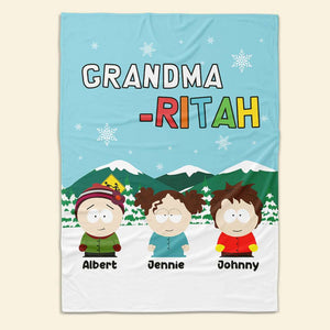 Personalized Gifts For Grandma, Movie Characters Blanket 02TOLU021124HG - Blanket - GoDuckee