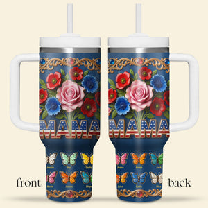 USA Grandma Mama Tumbler - Personalized Gifts For Grandma and Mama 04tyta020426 - Tumbler Cup - GoDuckee