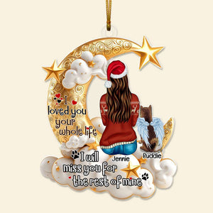 Personalized Christmas Gifts For Dog Lovers Acrylic Ornament 02HULU231024TM - Ornament - GoDuckee