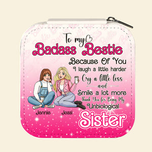 Personalized Gifts For Friends Jewelry Box To My Badass 03XQLU171224HH - Jewelry Box - GoDuckee