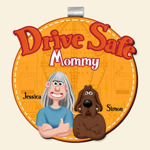 Personalized Gifts For Parents, Car Visor Clip Drive Safe Reminder 03XQLU120225PA - Caps - GoDuckee