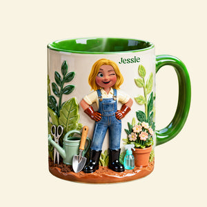 Gardening Coffee Accent Mug - Personalized Gifts For Garden Lovers 01kita130126 - Coffee Mug - GoDuckee
