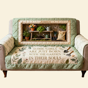 Gardening Quilted Sofa Cover - Personalized Gifts For Garden Lovers 01kita260126 - Sofa Cover - GoDuckee