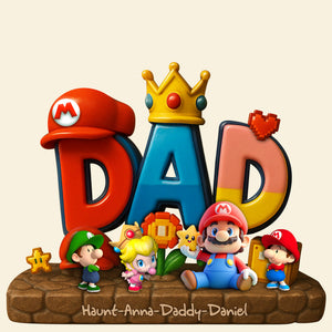 Adventure Dad Acrylic Plaque - Personalized Gifts For Father 06KALU230425 - Shaped Plaques - GoDuckee